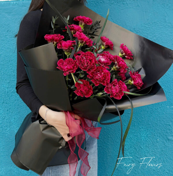 Bó Hoa Cẩm Chướng Đỏ MS1