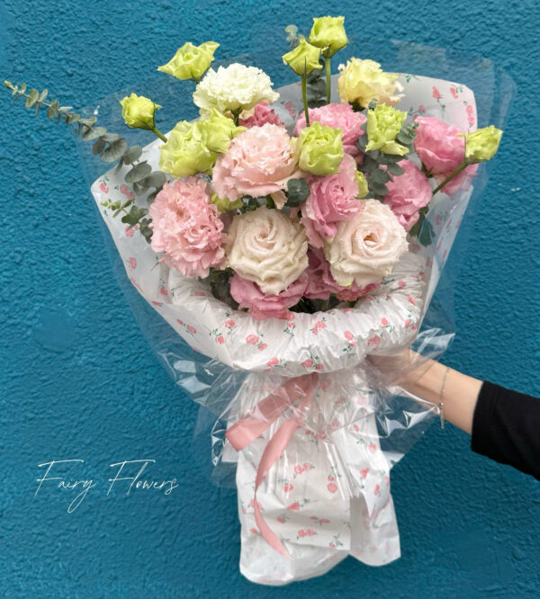 Bó Hoa Hồng, Cát Tường Mix Màu MS1