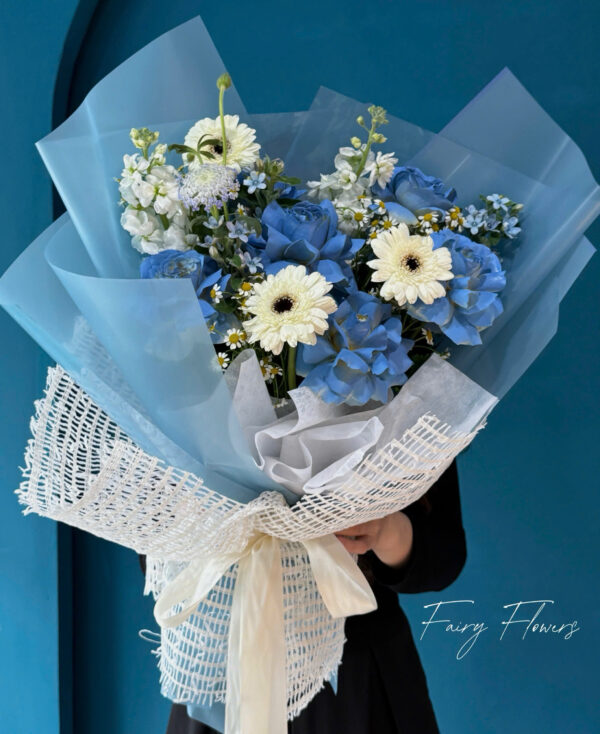 Bó Hoa Hồng, Đồng Tiền Mix màu MS2