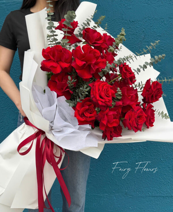Bó Hoa Hồng Màu Đỏ Ms8