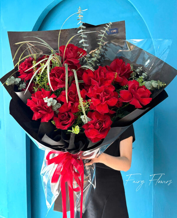 Bó Hoa Hồng Màu Đỏ Ms7