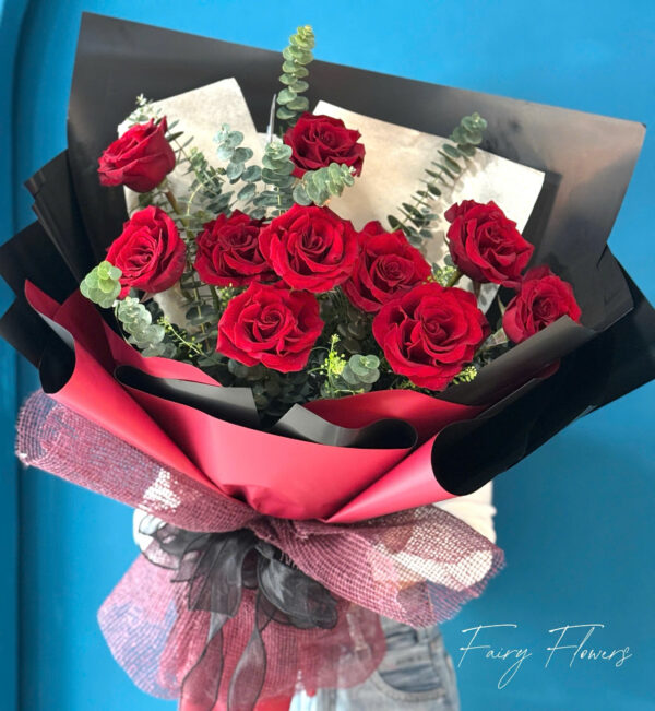 Bó Hoa Hồng Màu Đỏ Ms4