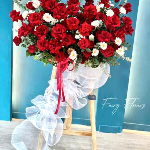 Kệ Hoa Hồng Màu Đỏ Ms1