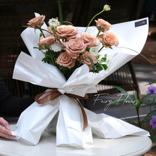 Bó Hoa Hồng Màu Hồng Ms2
