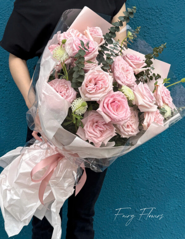 Bó Hoa Hồng Màu Hồng Ms5