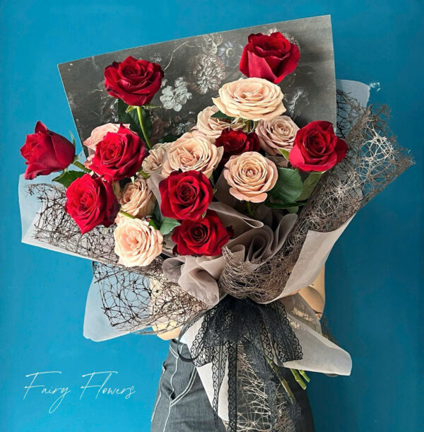 Bó Hoa Hồng Màu Mix Ms2