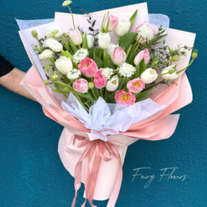 Bó Hoa Tulip Màu Mix MS1
