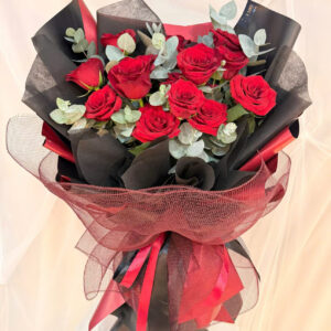 Bó Hoa Tươi Màu Đỏ - Hoa Hồng MS167