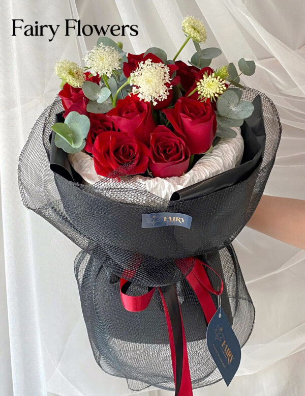 Bó Hoa Tươi Màu Đỏ - Hoa Hồng MS169