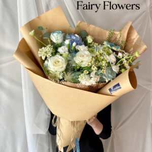 Bó Hoa Màu Mix - Cẩm Tú Cầu, Hoa Hồng MS188