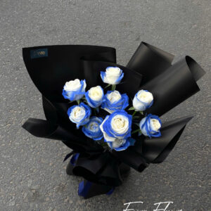 Bó Hoa Tươi Xanh Dương - Hoa Hồng MS213