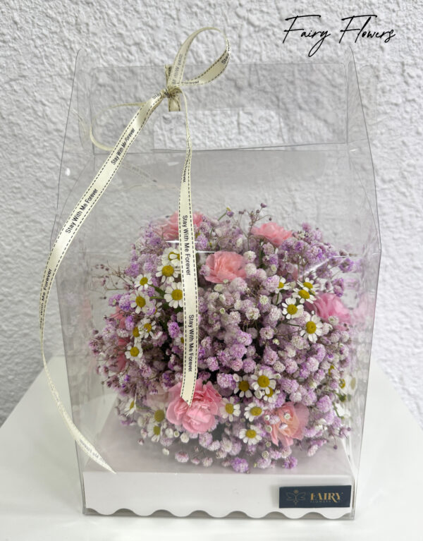 Hộp Hoa Tươi Màu Mix - Baby, Cẩm Chướng MS219