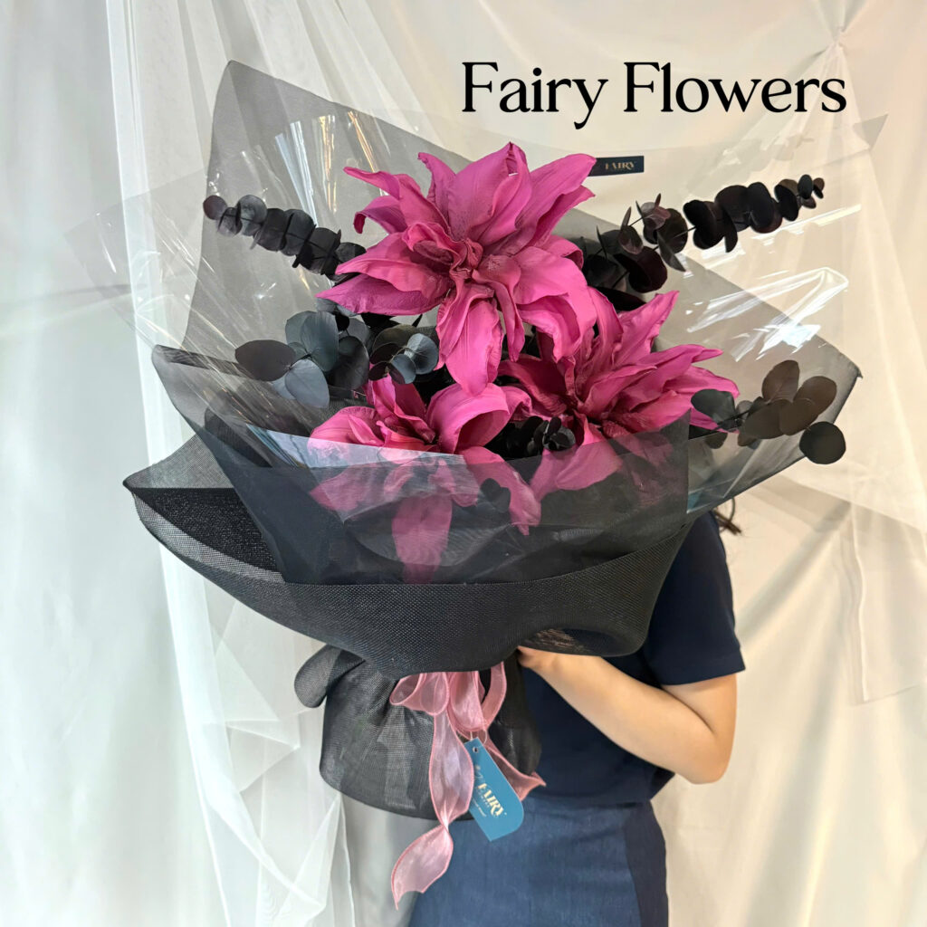 Bó Hoa Tươi Màu Tím -  Hoa Ly MS232