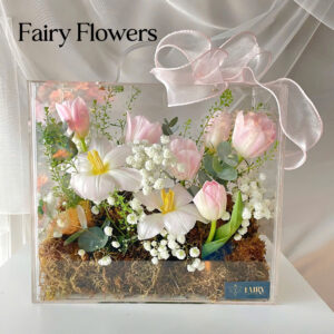 Vali Hoa Tươi Màu Mix -  Hoa Tulip MS250