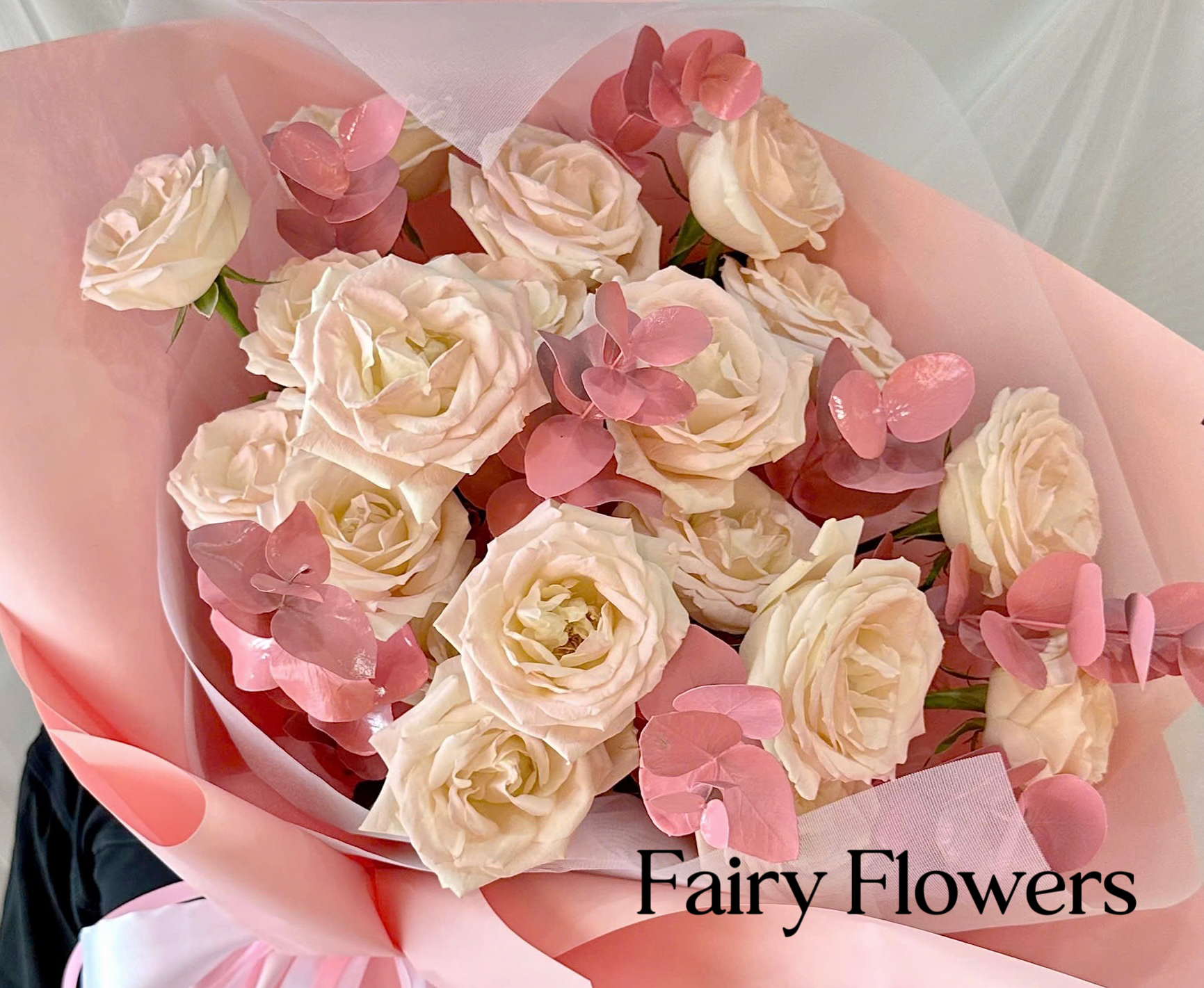 Bó Hoa Tươi Màu Hồng - Hoa Hồng MS258 - Hình ảnh 4