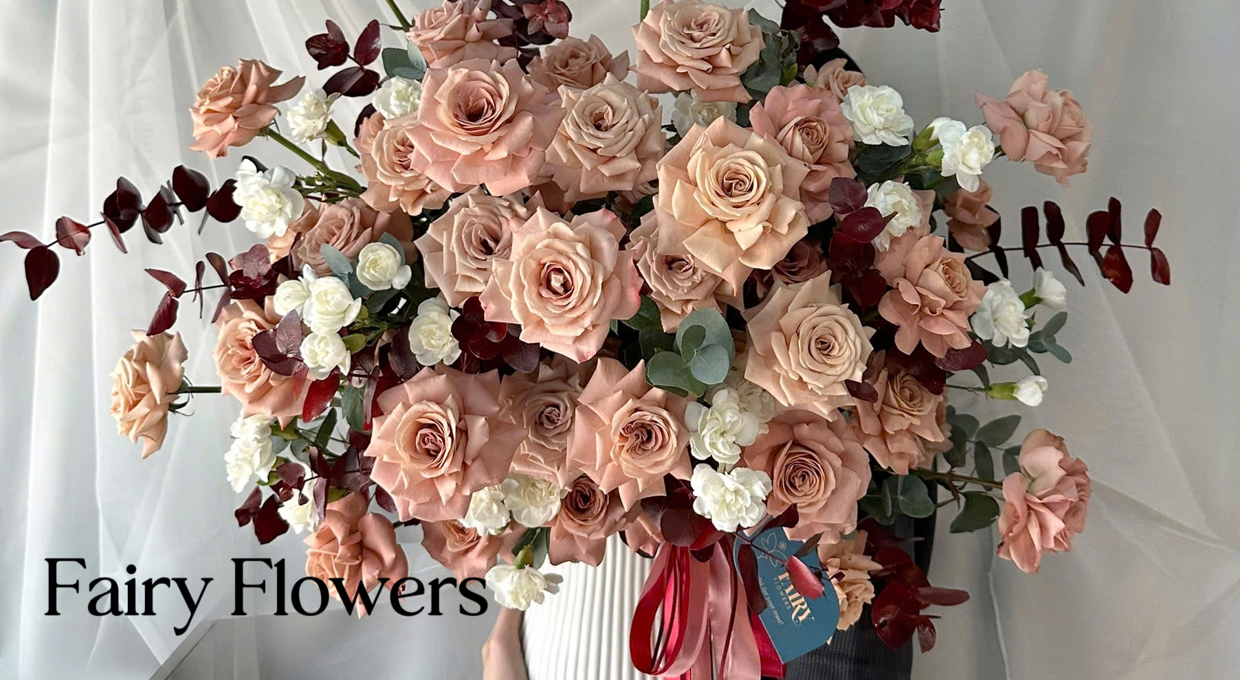 Bình Hoa Tươi Cappuchino - Hoa Hồng MS259 - Hình ảnh 3