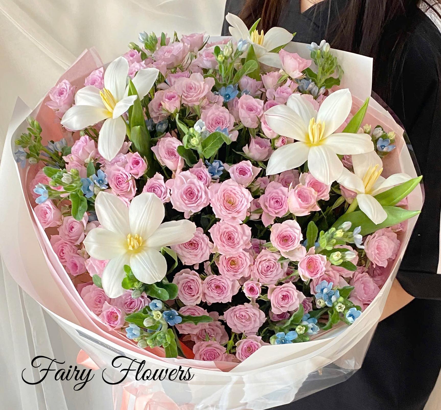 Bó Hoa Tươi Màu Mix - Cúc Tana, Mao Lương MS268 - Hình ảnh 2